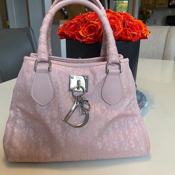 Christian Dior Pink Diorissimo Lovely Small Tote - Picture 9 of 10